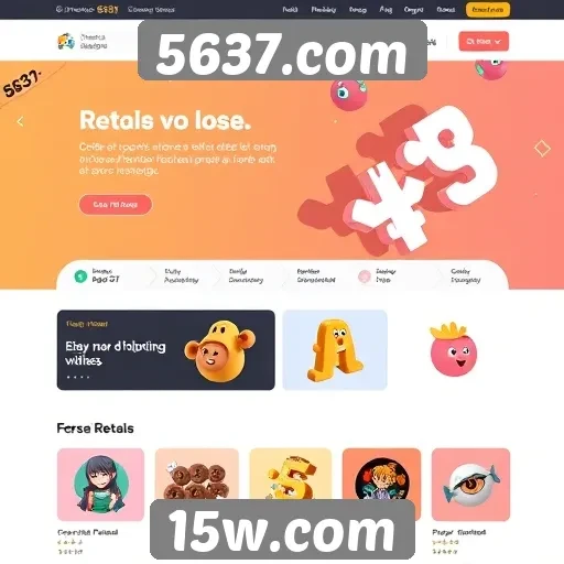 Acessibilidade e design do site 5637.com